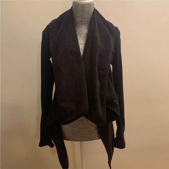 Lululemon black wrap sweater. Super cozy!! - Picture 1 of 6